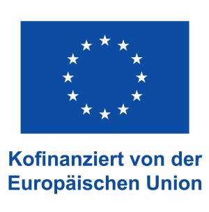 EU-Logo mit dem Zusatz "Kofinanziert von der Europäischen Union"